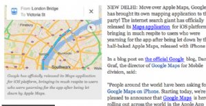Google maps come back to iOS